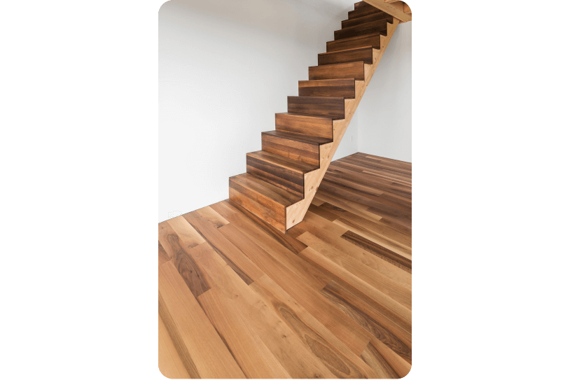 Holz-Treppenstufen